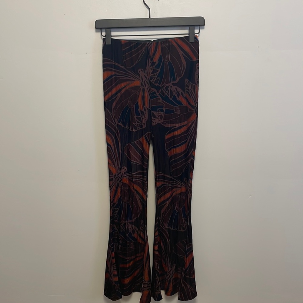 Free People Velvet Flare Pants